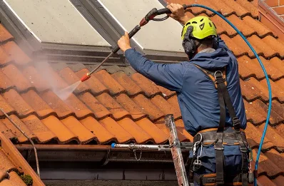 Démoussage et hydrofuge de toiture à Ligardes